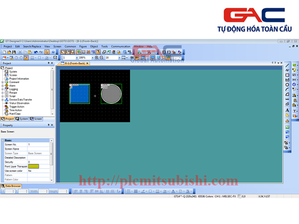 Hướng dẫn đặt password cho HMI Mitsubishi