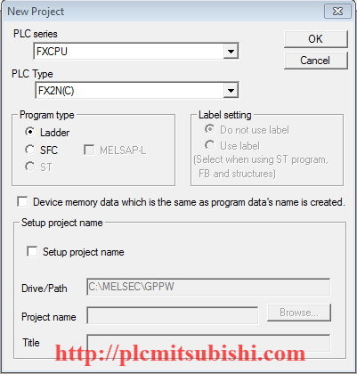 Các bước lập trình PLC Mitsubishi